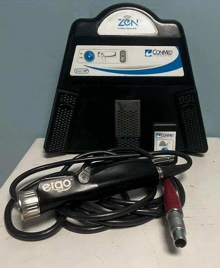 Used ConMed/Linvatec D4000 Console w/W1000Wireless Footswitch & D4240 ERGO Shaver
