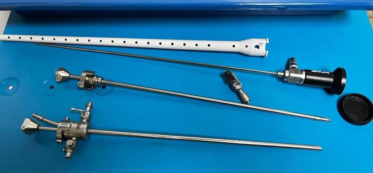 Used ACMI G27L-30WA 2.7mm x 30° Scope 7Pc Set with Case-EXCELLENT WORKING CONDITION