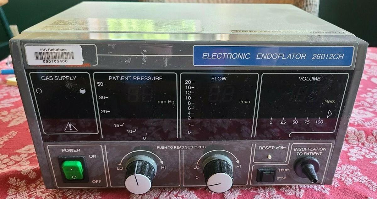 Used Storz 26012CH 20 Liter insufflator in excellent working condition with warranty