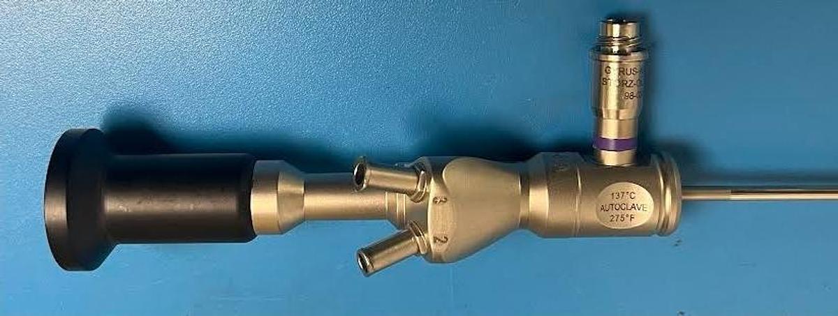 Used GYRUS ACMI MR-6LA 0° Self-Dilating Bagley Semi-Rigid Autoclavable Ureteroscope