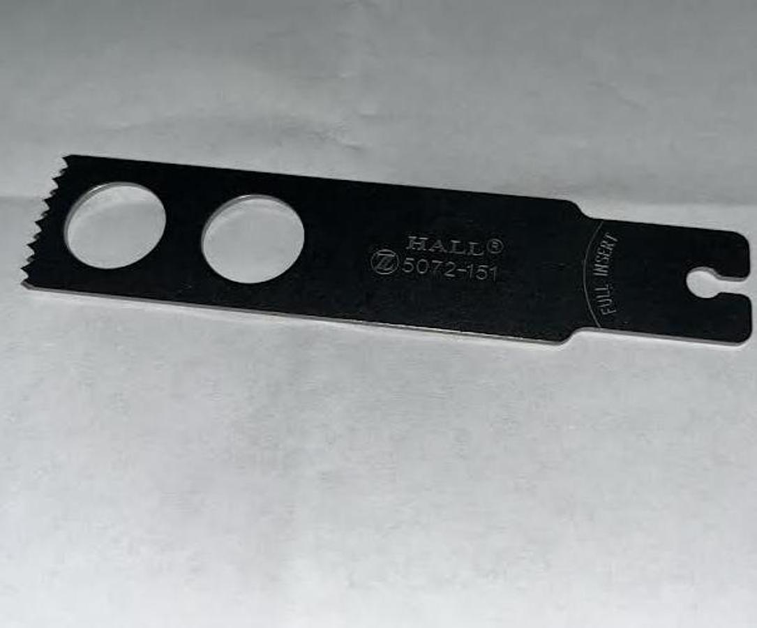 Used Hall/Conmed-- 5072-151-- Large Bone Knee Blades 1.20mm Excellent Condition --New