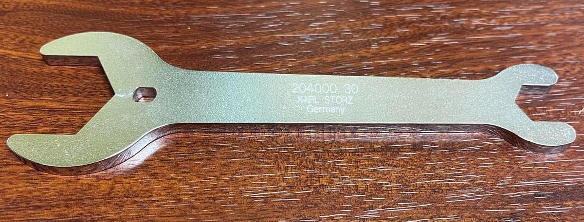 Used STORZ 20400030 WRENCH, OPEN END HEX 14MM/30MM- Exc. Working Condition