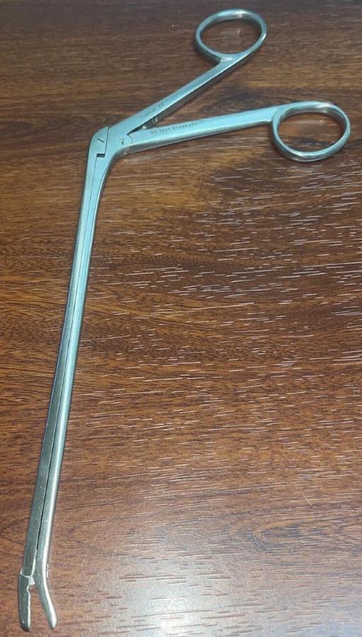 Used Codman 53-1233 Cushing Intervertebral Disc Rongeur- Excellent Working Condition.