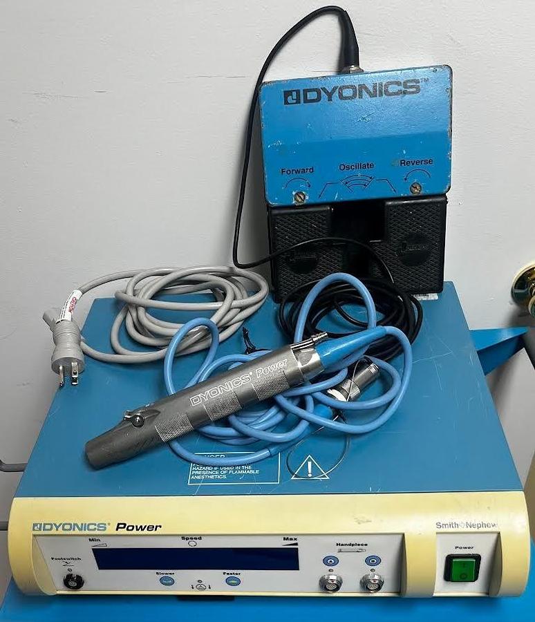 Used Dyonics 7205841 Power control Unit w/Footswitch & Large Shaver 7205354