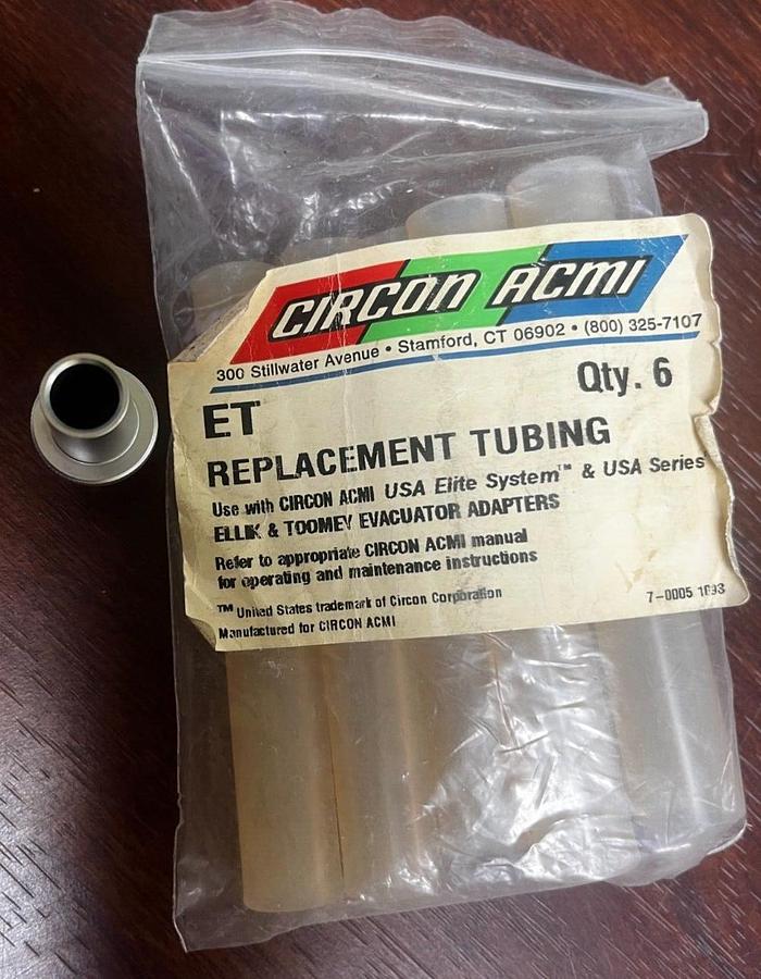 Used ACMI 190-4 ADAPTOR ELLIK EVACUATOR with 6 TUBING for 194 ELLIK EVACUATOR Bulb
