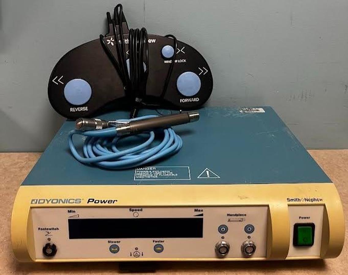 Used Dyonics 7205365 Ep-1 Shaver Console with Foot pedal 7205399 & Shaver 7205357