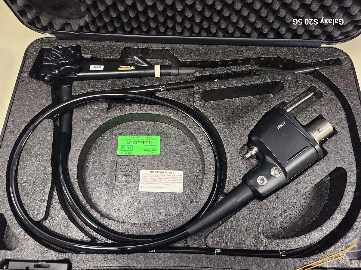 Used Pentax EC3490Li Colonoscope- In exc working condition with case-90day warranty