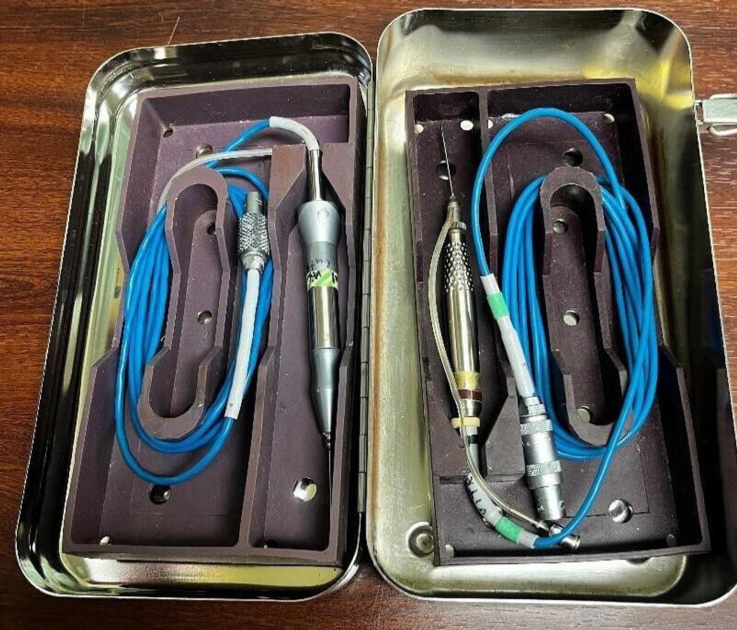 Used Alcon Grieshaber Surgical Cutter 410.02 410.05 w/Case -NOT TESTED-SOLD AS IS