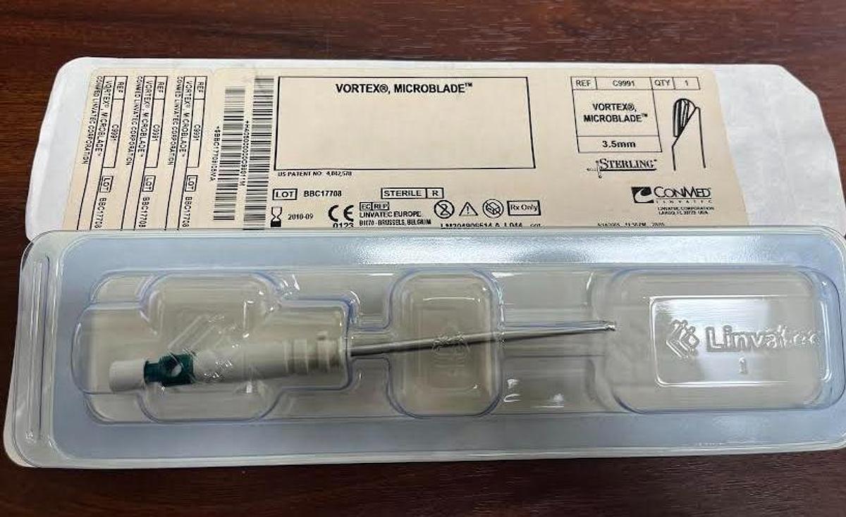 Used ConMed/Linvatec C9991 Vortex Microblade 3.5mm --- Excellent Condition --New
