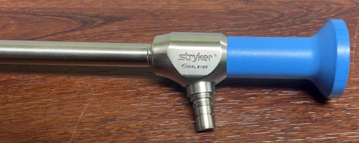 Used Stryker 0502-859-010 10mm x 0' Autoclavable Laparoscope in Exc Working Condition
