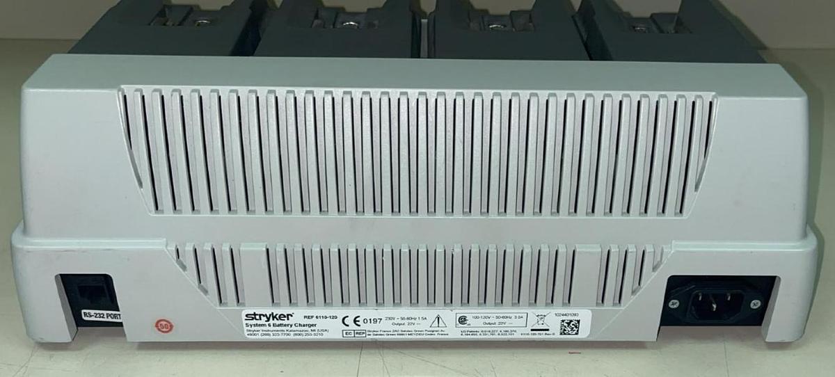 Used Stryker 6110-120 Battery Charger with Cord -Excellent Condition -90-day warranty