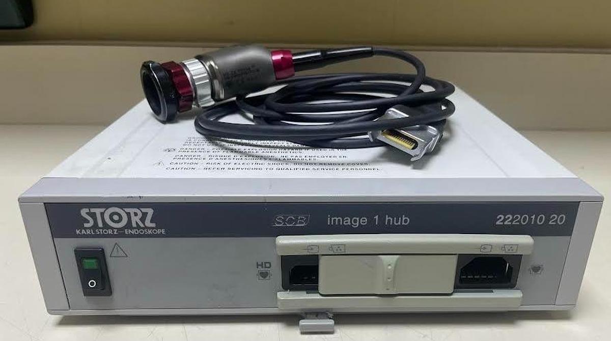 Used Storz 222010 20 Console w/H3-ZA TH104 Autoclavable Head -Exc. Working Condition
