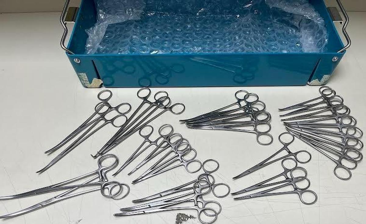 Used LARGE ASSORTED V. MUELLER INSTRUMENT 71 PC SET in Excellent Working Condition