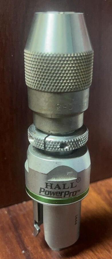 Used Hall PRO2050hall 3.2mm Keyless Chuck Attachment in excellent working condition