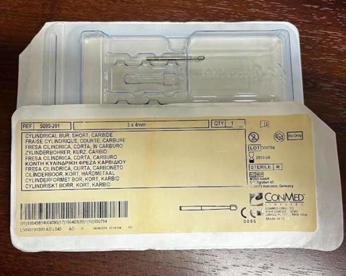 Used Hall/Micro 5090-291 Cylindrical Bur, Short 2 PACKS in Excellent Condition-NEW!!!