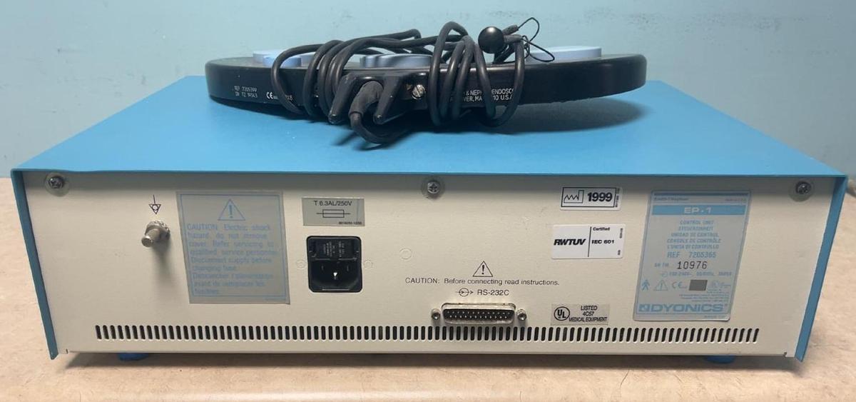 Used Dyonics 7205365 Ep-1 Shaver Console with Foot pedal 7205399 & Shaver 7205357