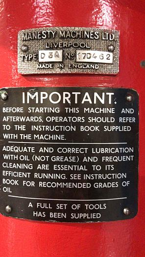 Used Manesty D3A Tablet Press