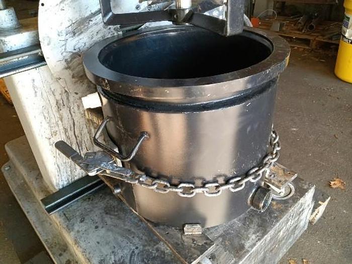 Used 5 GALLON COWLES DUAL SHAFT MIXER - MODEL VISCO MAX - S/S WITH LINED MIX CAN
