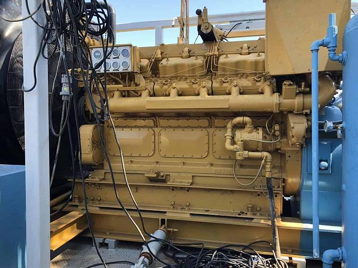 Used PZ-9 Gardner Denver 1000 HP Mud Pump powered by D-398B CAT Power Unit