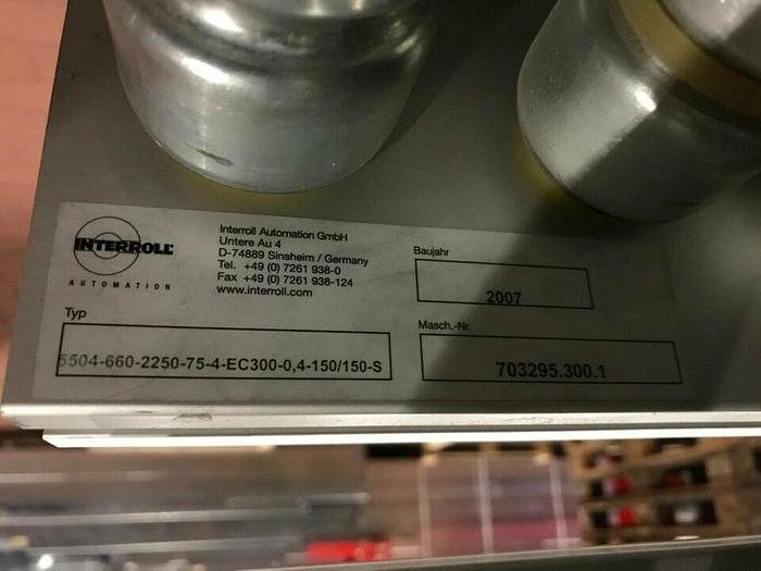 Gebraucht INTERROLL Rollenbahn mit Antrieb Staudrucklos