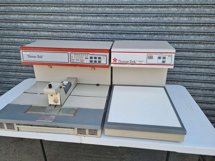 Used Tissue-Tek TEC 4715 Embedding centre with Cryo console Coldplate