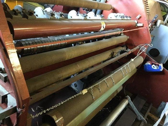 Used 62" DUSENBERY DUPLEX SLITTER REWINDER MDL. 10000