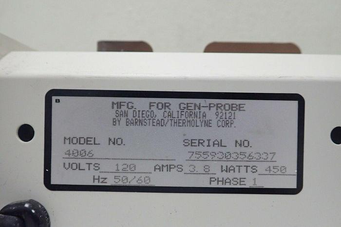 Used Barnstead/Thermolyne Gen-Probe Cat. No. 4006 Dri-Bath