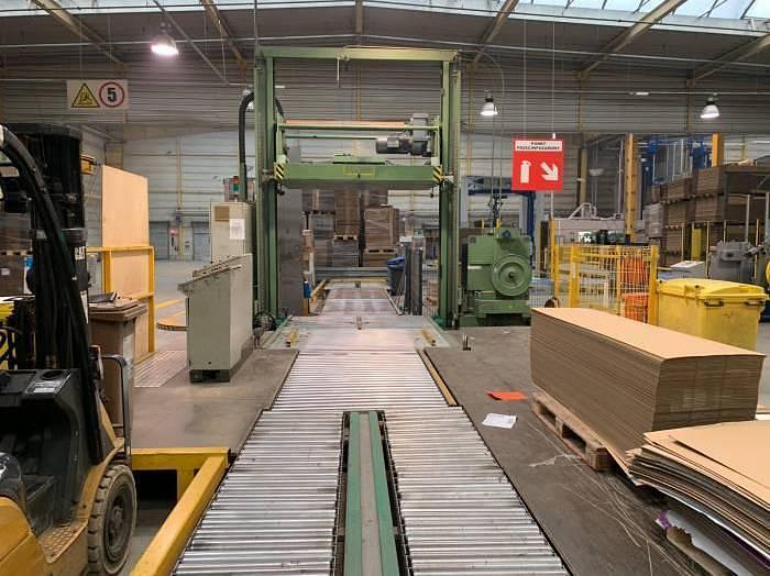 Used Strapex Lonardo SSL automatic strapping line (1999)