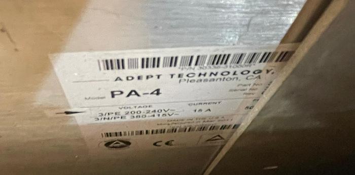 Used ADEPT VIPER S1700 6 AXIS ROBOT/MOTOMAN HP20 WITH ADEPT PA4 CONTROLLER