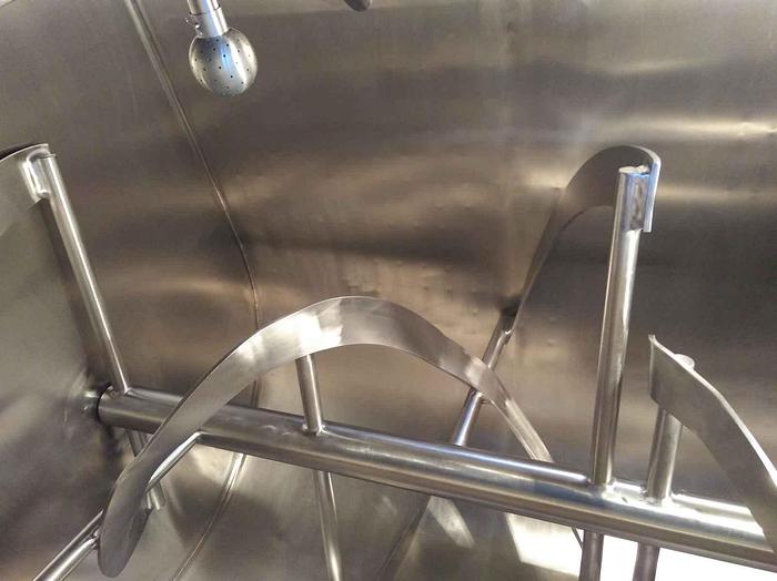 NEW 75 CU. FT. DOUBLE RIBBON BLENDER - S/S - 15 HP