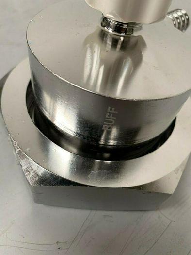 Used Stainless Steel Sample Valve w/ 1/2" to 4" Threaded Fitting