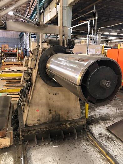 Used 20,000 LB x 48" WIDE STIRLICH MOTORIZED UNCOILER