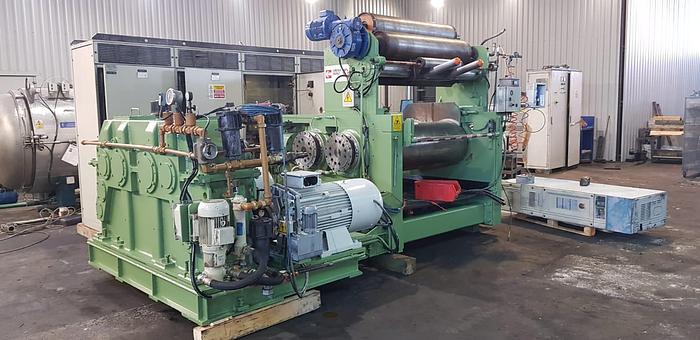 Used 1995 Comerio Ercole MGP1500 560mm dia x 1500mm 2 Roll Mill