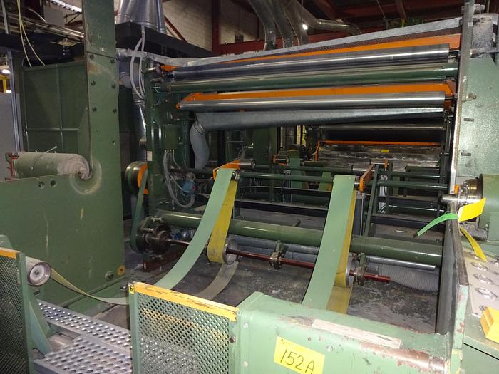 Used 106" (2.70M) FABIO PERINI TISSUE TOWEL SHAFTLESS UNWIND STANDS (2)