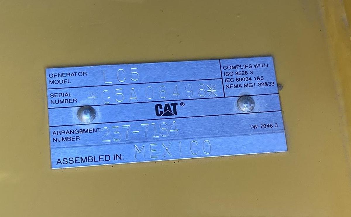 Used 2013 Caterpillar C9 300kW Tier 3 Diesel Generator Set