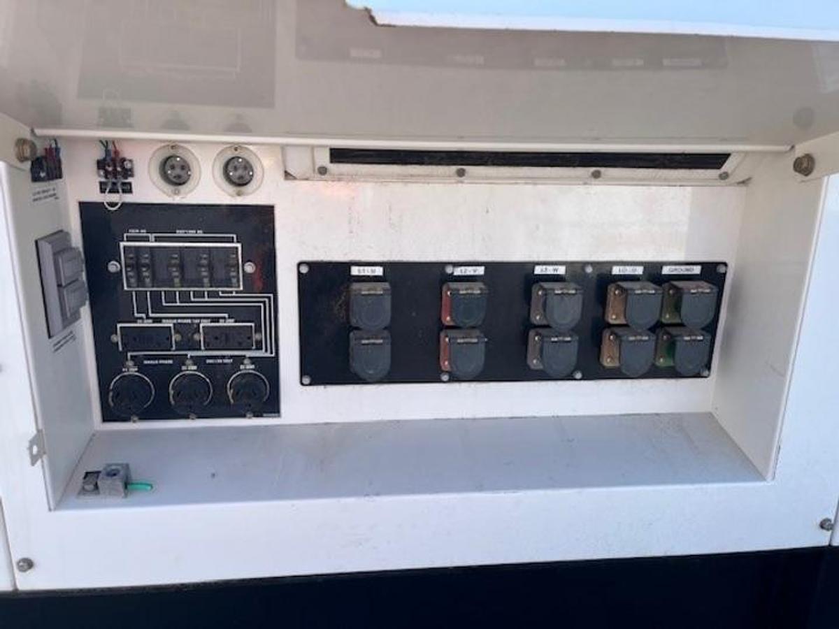 Used 2017 MultiQuip DCA220 176kW Tier 4 Final Rental Grade Portable Generator CARB Certified