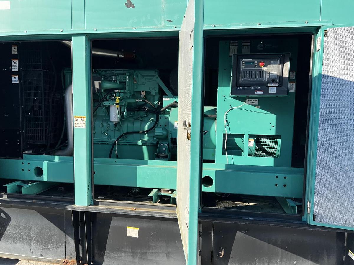 Used 2008 Cummins DFEK 500kW QSX15-G9 Tier 2 Diesel Generator Set