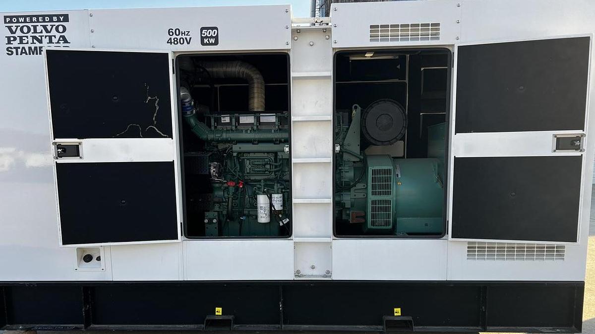 Used Volvo Penta 500kW Tier 2 Diesel Generator Set