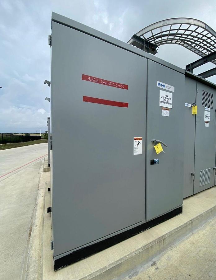 Used 2022 EATON 2600 kVA Pad-Mounted Transformer | 34.5kV → 416Y/240 | Recertified | 3-Year Warranty