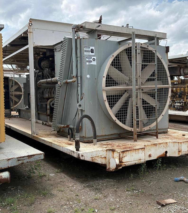 Used MTU 12V4000 1225kW / 1750kVA 600V Diesel Generator Sets — SCR Drilling Rig Power Packages