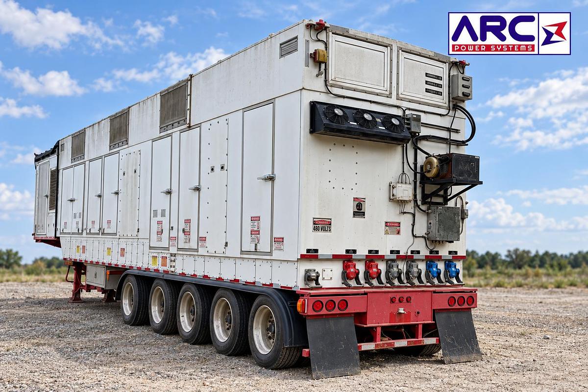 Used 6 Siemens SGT-A05 KB7S / 501-KB7S 5 MW-Class Mobile Natural Gas Turbine Generators