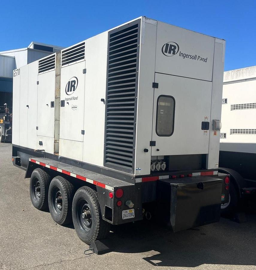 Used Ingersoll Rand / Doosan G570 456kW Tier 2 Rental Grade Towable Diesel Generator Set
