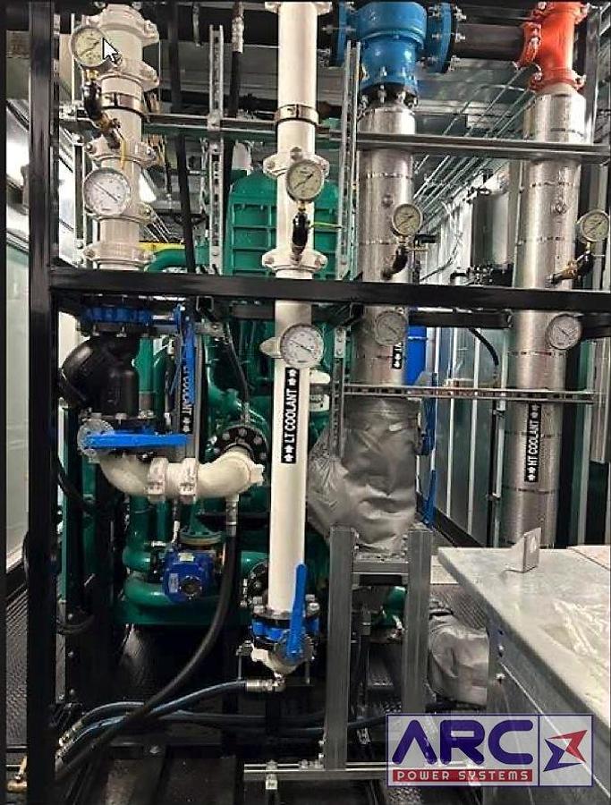 Two Unused 2019 Cummins C2000 N6CB 2MW Natural Gas Generators – 12.47kV