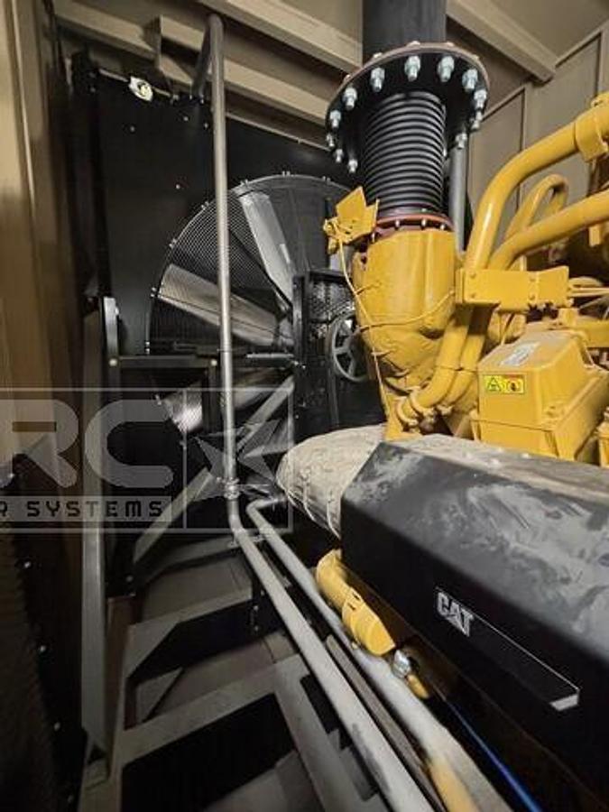 Used (2) 2020 CAT G3520H 2.469MW Natural Gas Generator Sets
