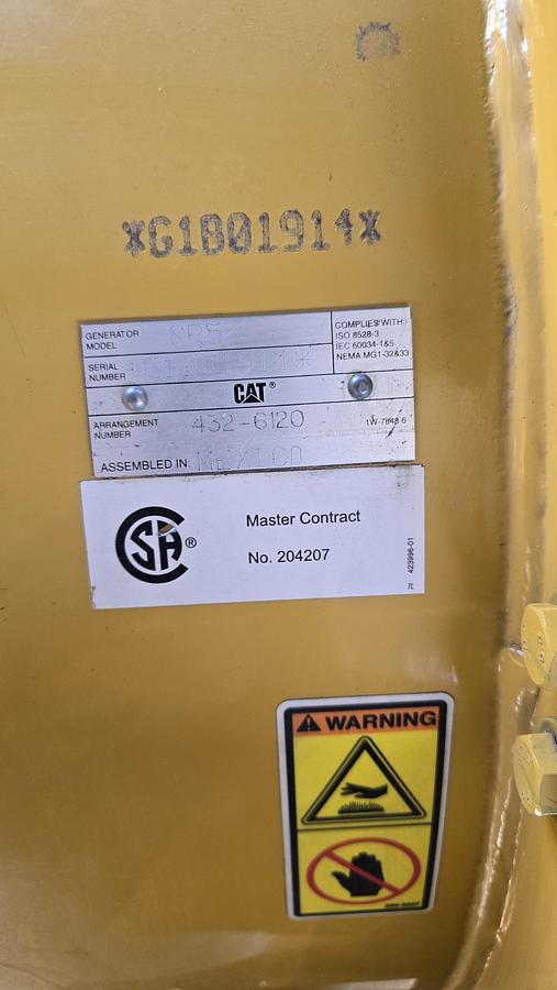 Used 2016 Caterpillar C32 1000kW Tier 2 Diesel Generator Set - LOW HOURS!