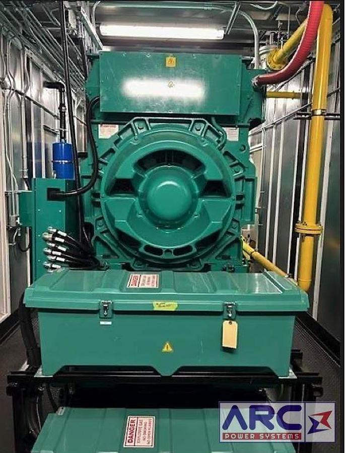 Two Unused 2019 Cummins C2000 N6CB 2MW Natural Gas Generators – 12.47kV