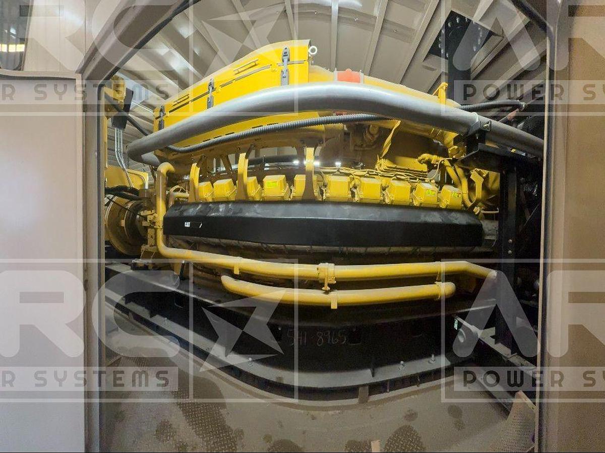 Used (2) 2020 CAT G3520H 2.469MW Natural Gas Generator Sets