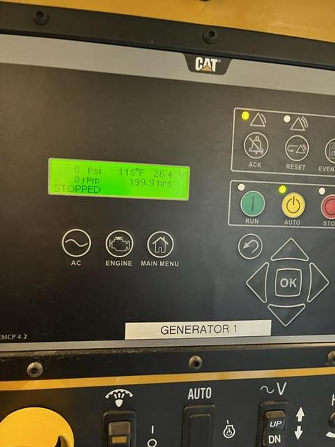 Used 2014 Caterpillar 3512C 1500kW Tier 2 Diesel Generator Set (2 Available)