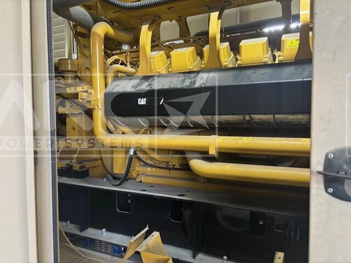Used (2) 2020 CAT G3520H 2.469MW Natural Gas Generator Sets