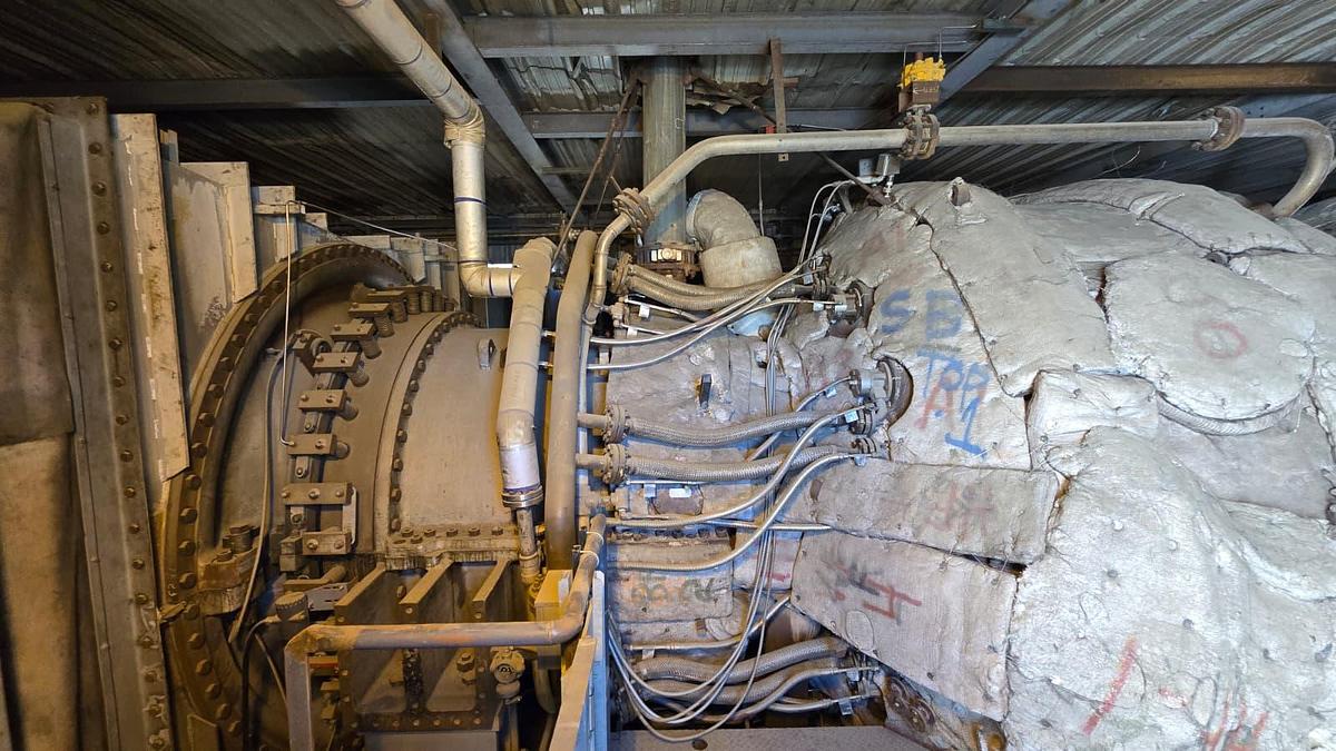 Used x Westinghouse 501B6 75 MW Dual Fuel Gas Turbines